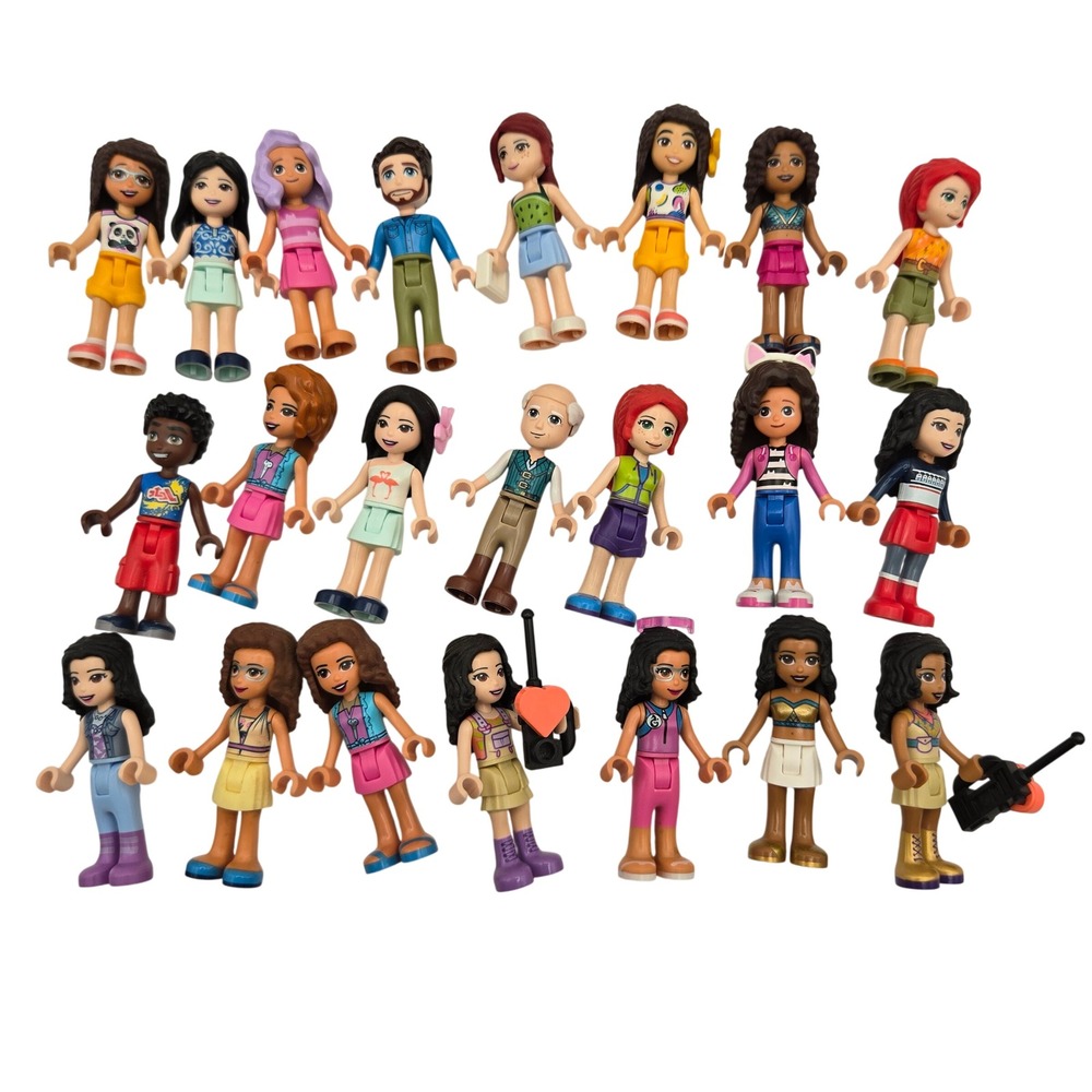 LEGO Friends 22 Mini-doll Figures Lot Heartlake City Aesthetic